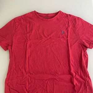 Red Polo Ralph Loren, Large 100% Cotton T-Shirt